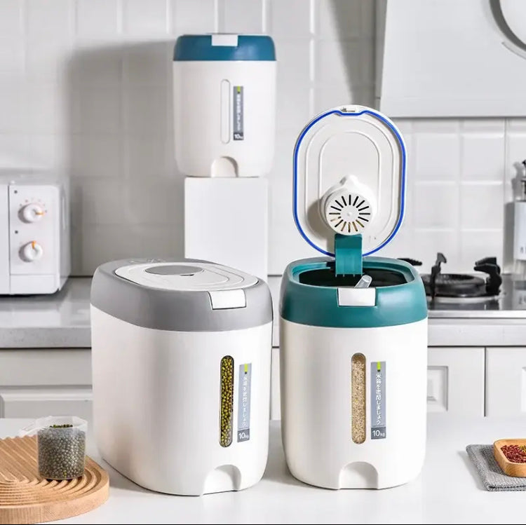 Household Grain Storage Box, Large Capacity Rice Storage Container, Insect Proof Moisture Proof Rice Box Household Grain Storage Box, Large Capacity Rice Storage Container, Insect Proof Moisture Proof Rice Box